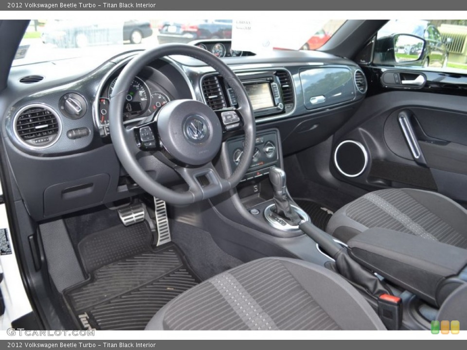 Titan Black Interior Prime Interior for the 2012 Volkswagen Beetle Turbo #82268310