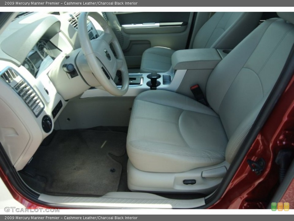 Cashmere Leather/Charcoal Black Interior Photo for the 2009 Mercury Mariner Premier #82270183