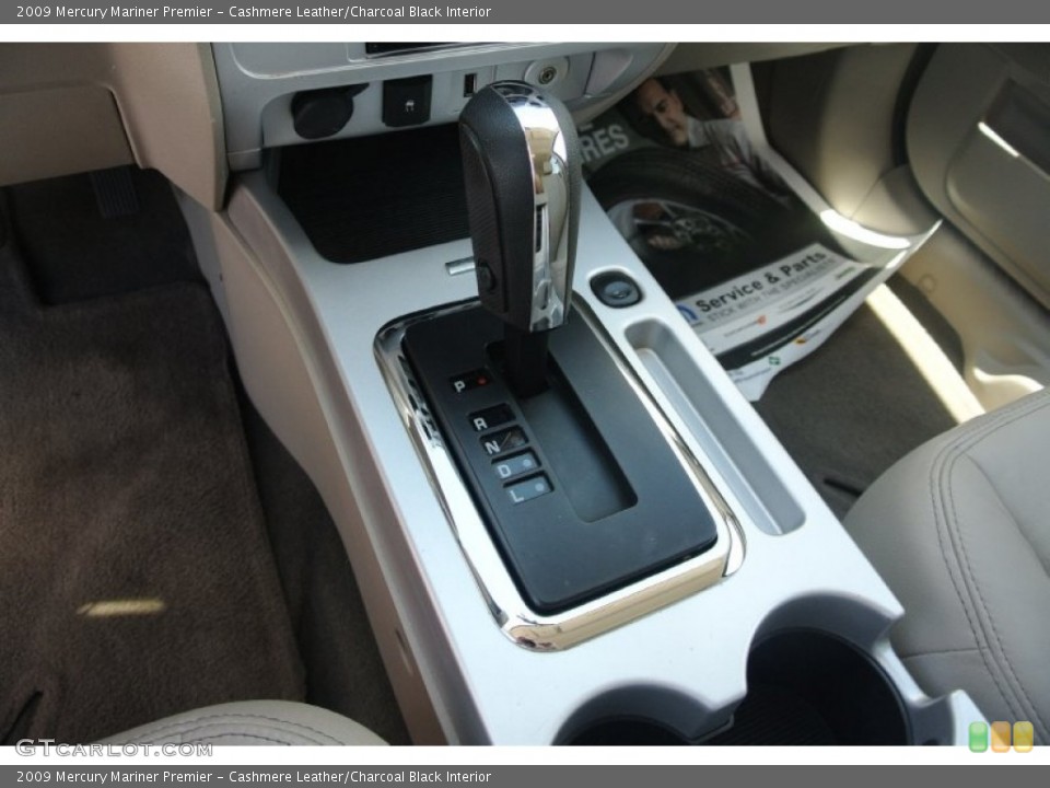 Cashmere Leather/Charcoal Black Interior Transmission for the 2009 Mercury Mariner Premier #82270256