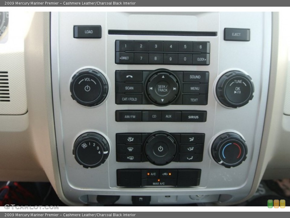 Cashmere Leather/Charcoal Black Interior Controls for the 2009 Mercury Mariner Premier #82270305