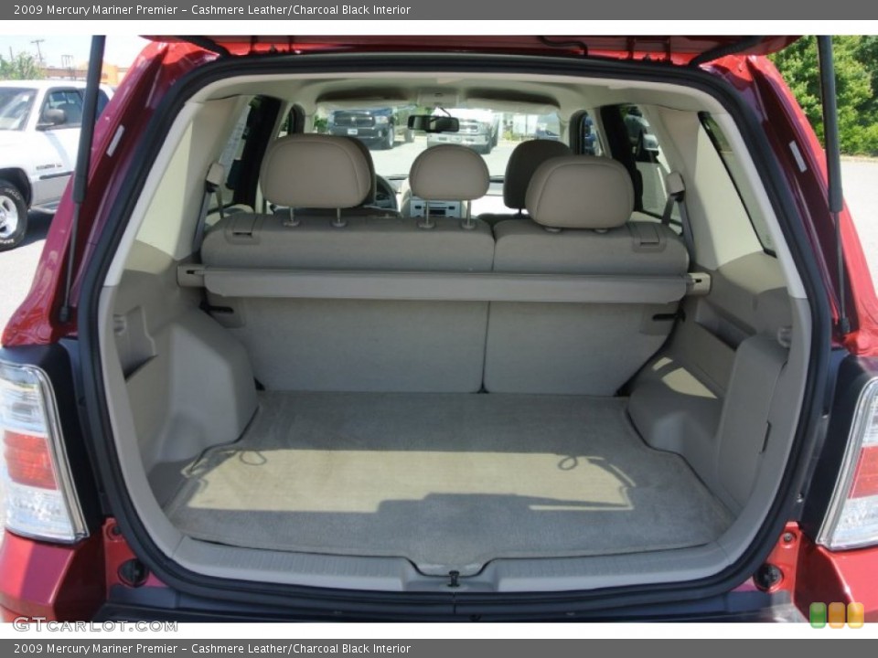 Cashmere Leather/Charcoal Black Interior Trunk for the 2009 Mercury Mariner Premier #82270396