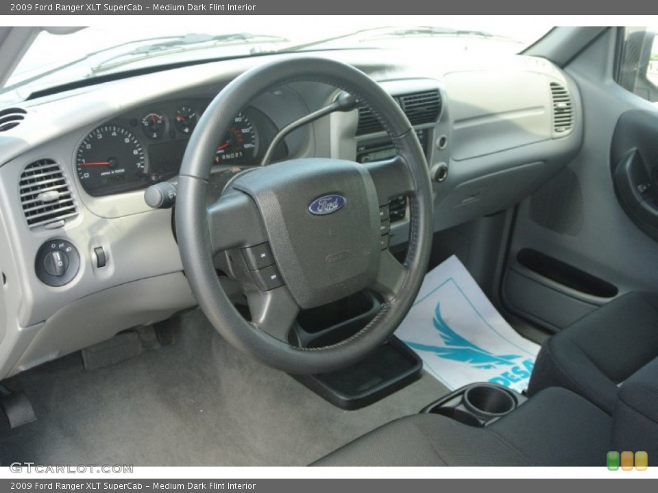 Medium Dark Flint Interior Dashboard for the 2009 Ford Ranger XLT SuperCab #82272653