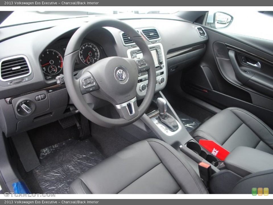 Charcoal/Black 2013 Volkswagen Eos Interiors