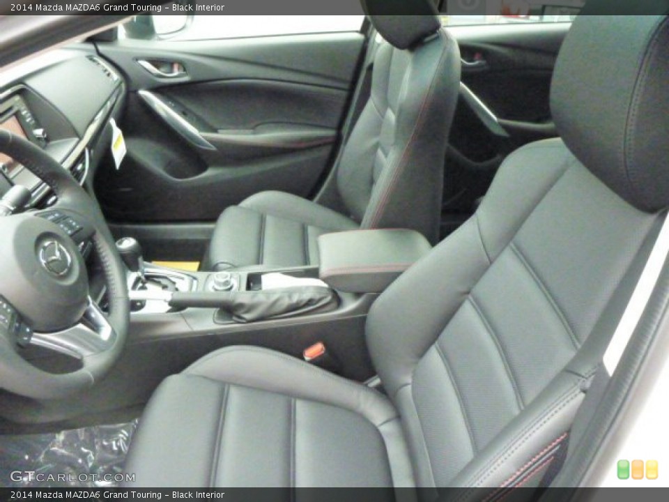 Black Interior Front Seat for the 2014 Mazda MAZDA6 Grand Touring #82277201