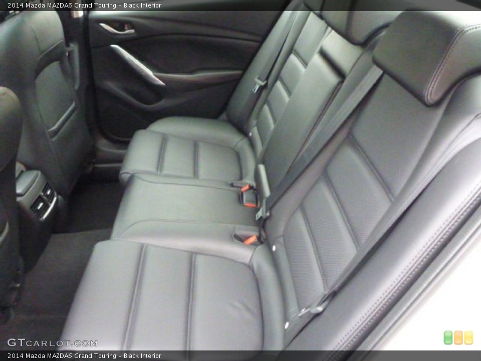 Black Interior Rear Seat for the 2014 Mazda MAZDA6 Grand Touring #82277225