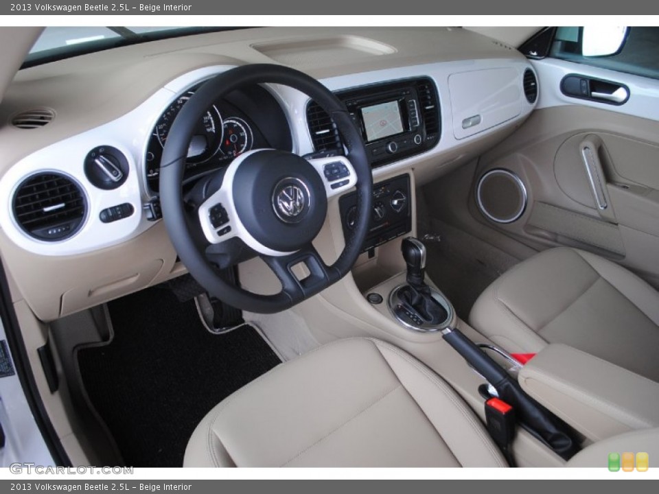 Beige Interior Prime Interior for the 2013 Volkswagen Beetle 2.5L #82278478