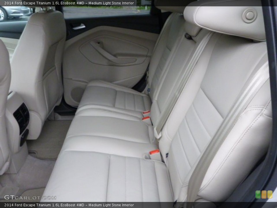 Medium Light Stone Interior Rear Seat for the 2014 Ford Escape Titanium 1.6L EcoBoost 4WD #82282833