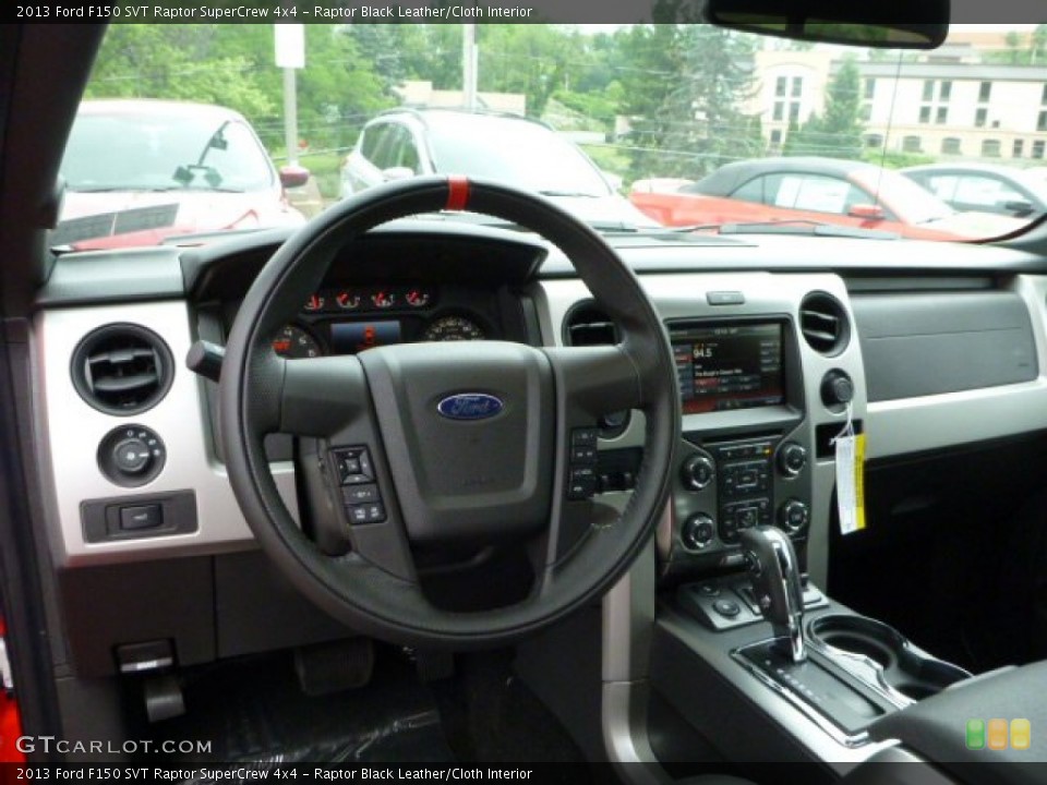 Raptor Black Leather/Cloth Interior Dashboard for the 2013 Ford F150 SVT Raptor SuperCrew 4x4 #82283537