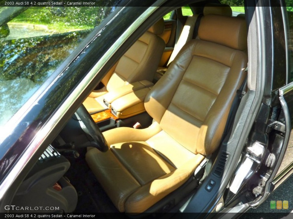 Caramel Interior Front Seat for the 2003 Audi S8 4.2 quattro Sedan #82286117