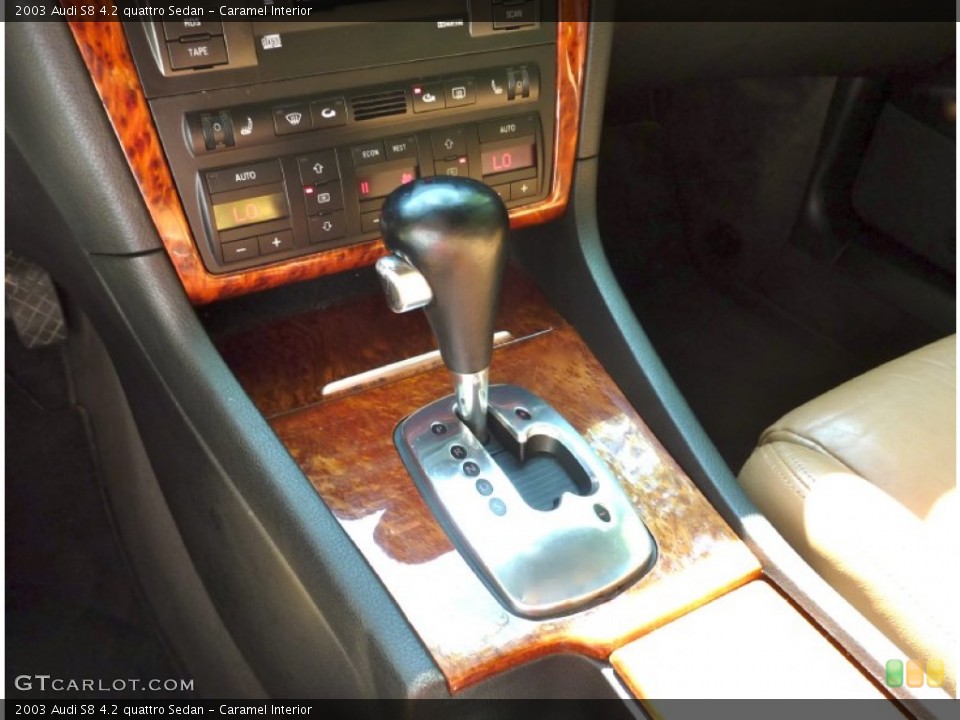Caramel Interior Transmission for the 2003 Audi S8 4.2 quattro Sedan #82286258