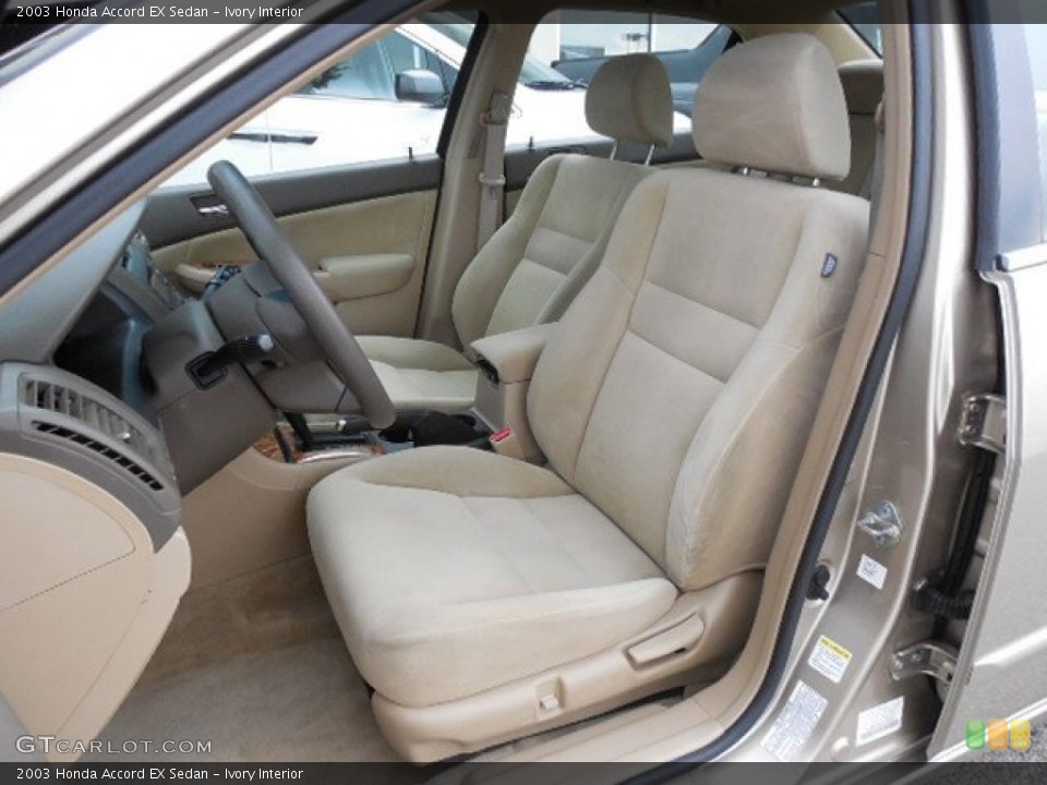 Ivory Interior Front Seat for the 2003 Honda Accord EX Sedan #82286279