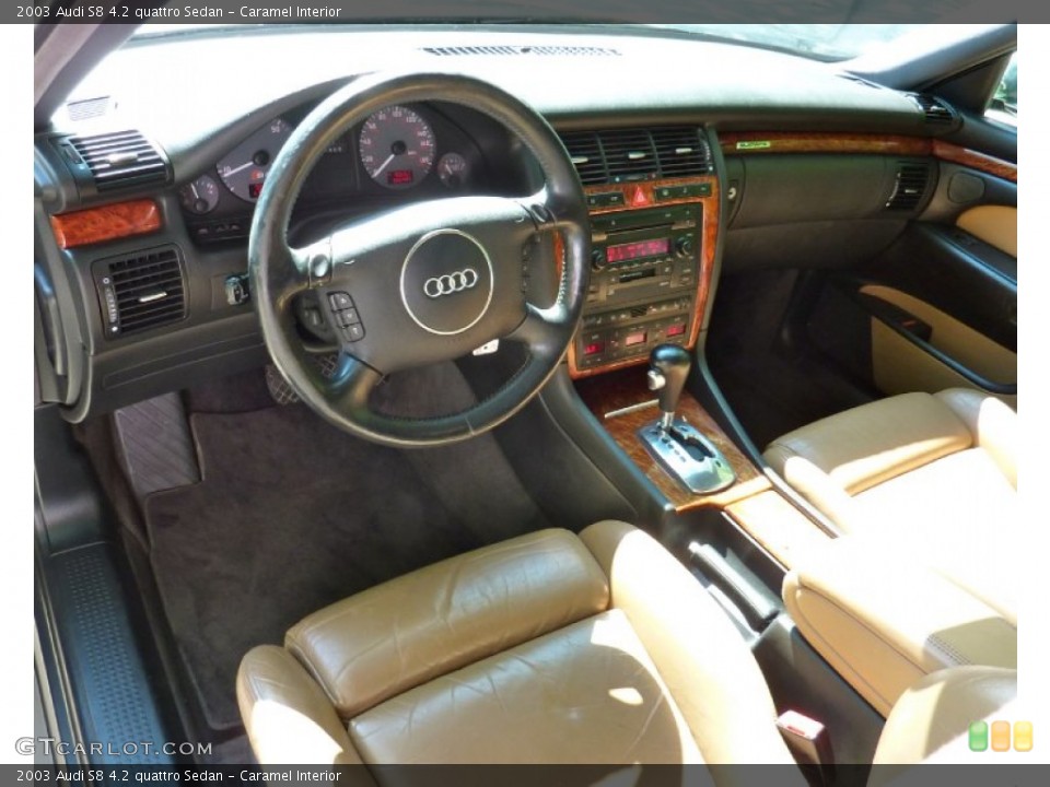 Caramel 2003 Audi S8 Interiors