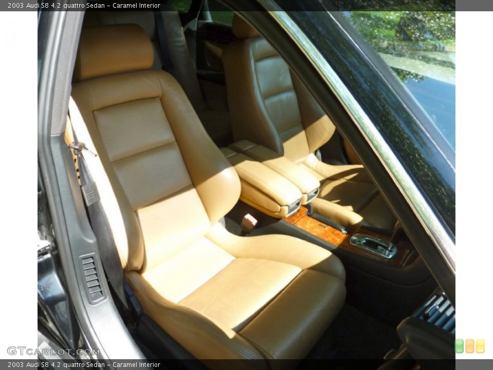 Caramel Interior Front Seat for the 2003 Audi S8 4.2 quattro Sedan #82286449