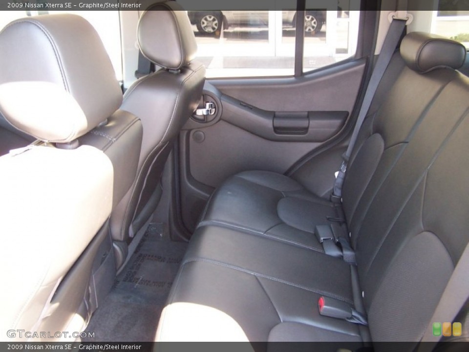Graphite/Steel Interior Rear Seat for the 2009 Nissan Xterra SE #82287493
