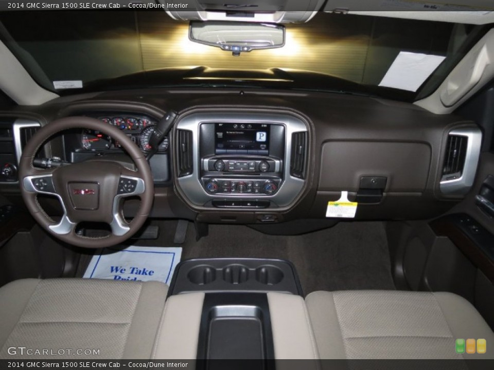 Cocoa/Dune Interior Dashboard for the 2014 GMC Sierra 1500 SLE Crew Cab #82287587