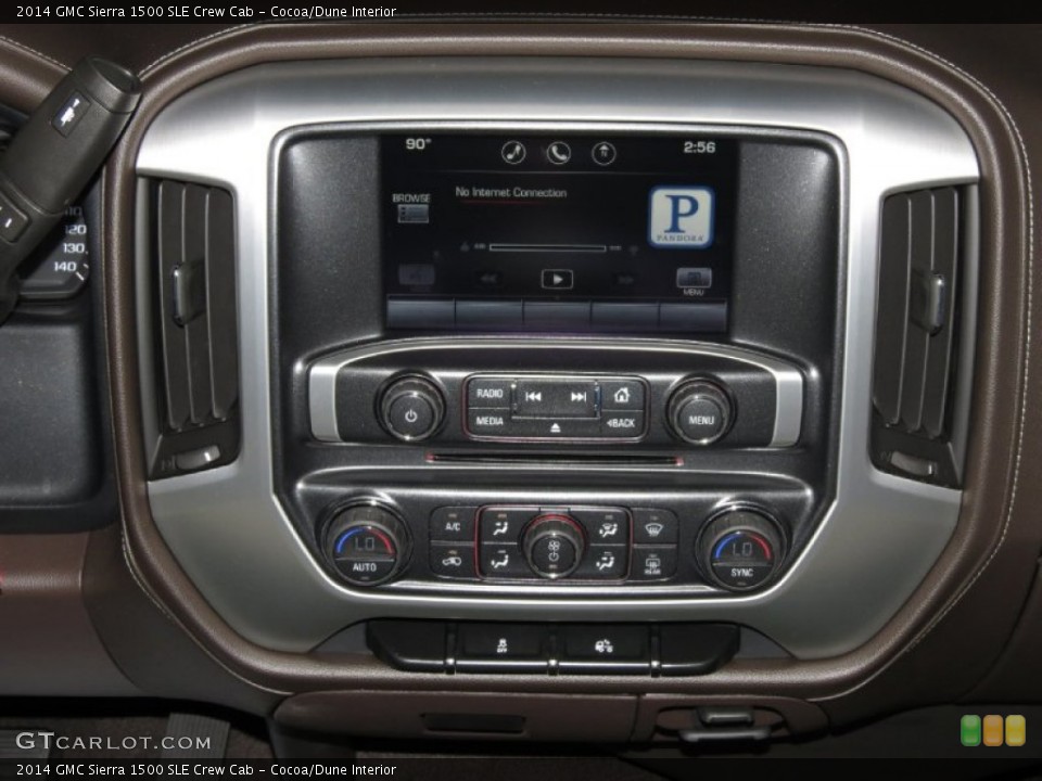 Cocoa/Dune Interior Controls for the 2014 GMC Sierra 1500 SLE Crew Cab #82287606