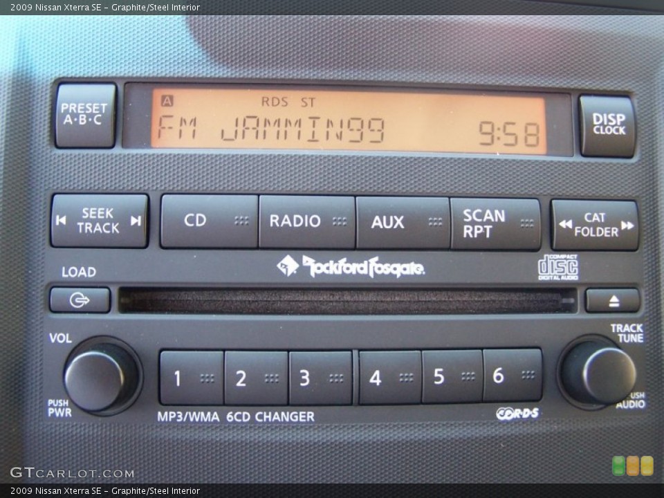 Graphite/Steel Interior Audio System for the 2009 Nissan Xterra SE #82287610