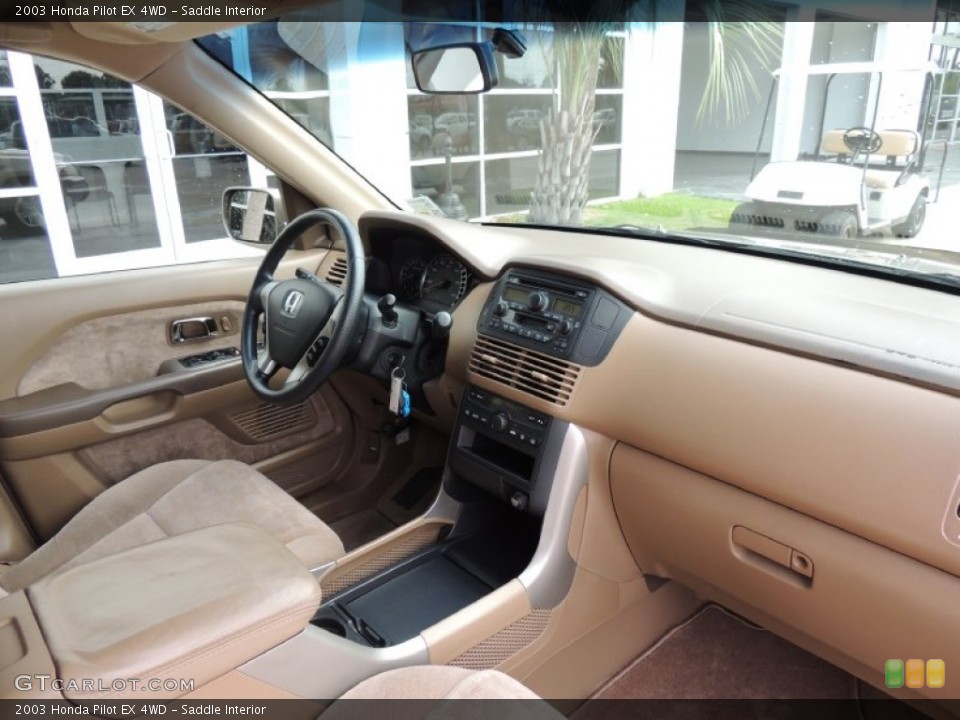 Saddle Interior Dashboard for the 2003 Honda Pilot EX 4WD #82288829