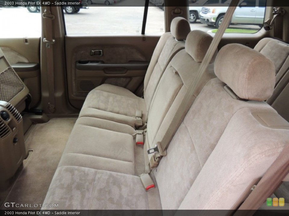 Saddle Interior Rear Seat for the 2003 Honda Pilot EX 4WD #82288964