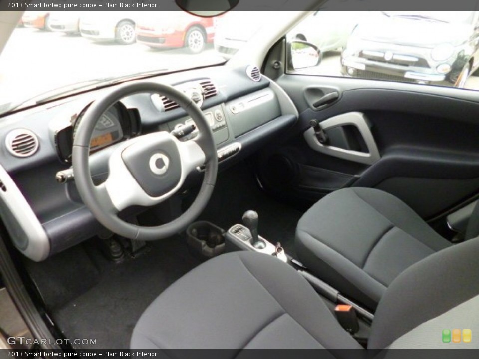 Plain Black Interior Prime Interior for the 2013 Smart fortwo pure coupe #82290449
