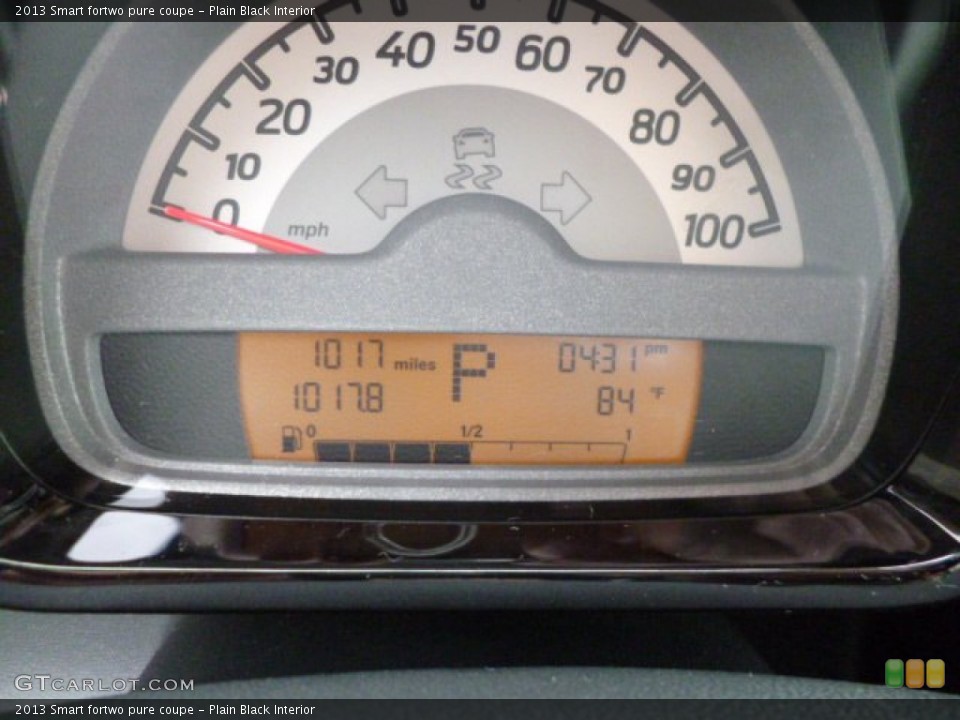 Plain Black Interior Gauges for the 2013 Smart fortwo pure coupe #82290568