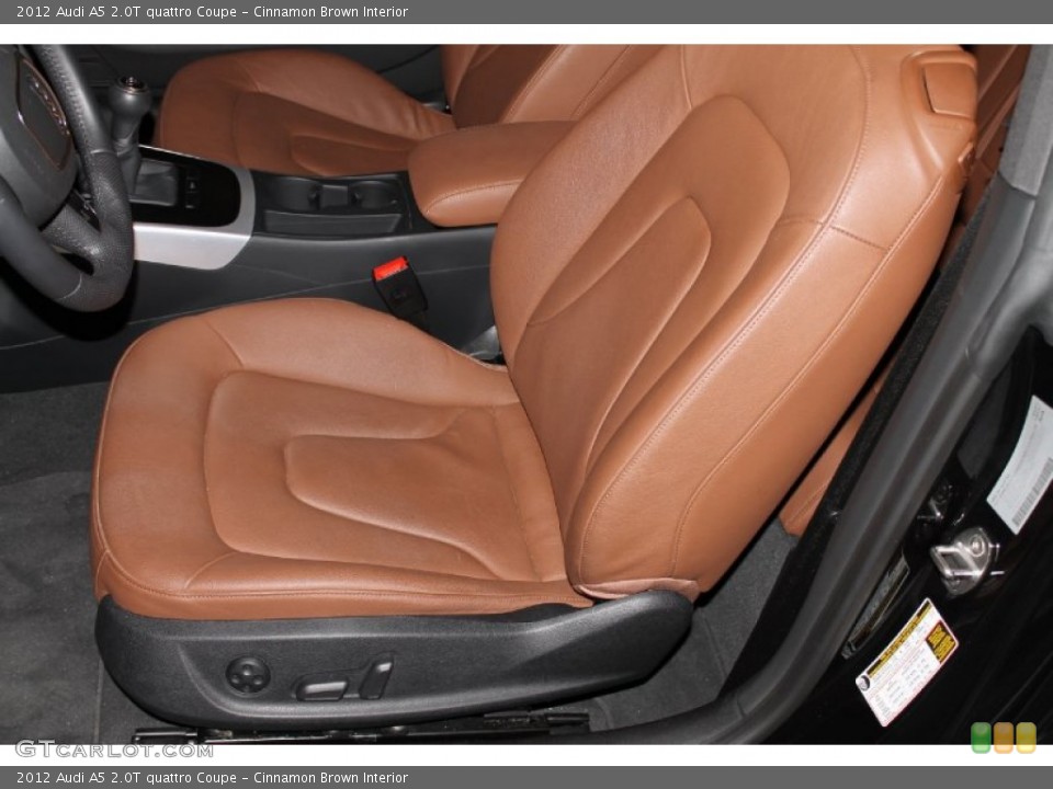 Cinnamon Brown Interior Front Seat for the 2012 Audi A5 2.0T quattro Coupe #82291454