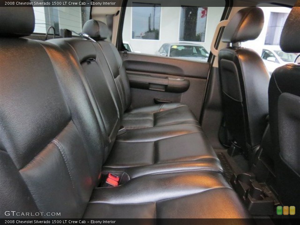 Ebony Interior Rear Seat for the 2008 Chevrolet Silverado 1500 LT Crew Cab #82293084