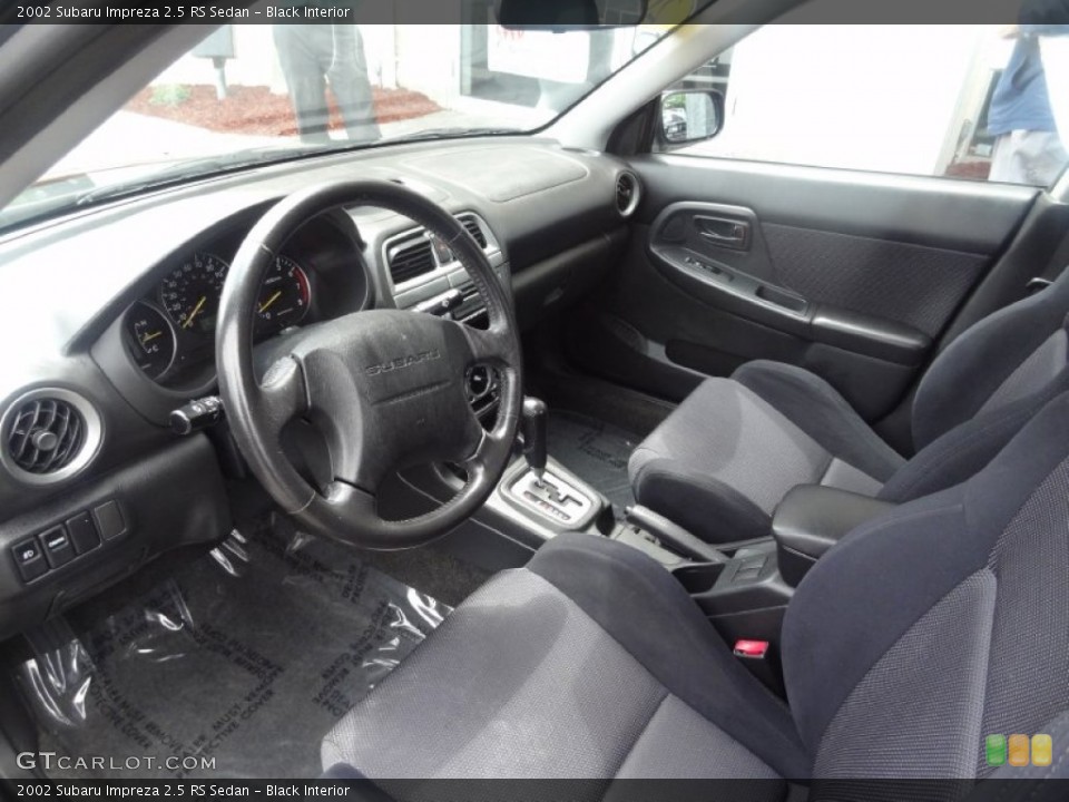 Black 2002 Subaru Impreza Interiors