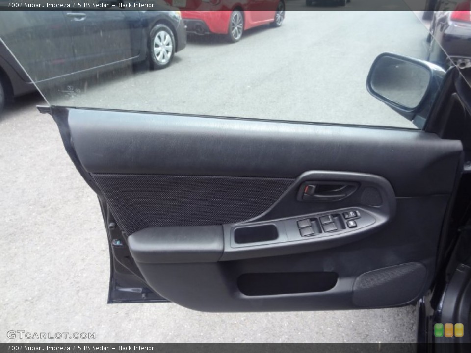 Black Interior Door Panel for the 2002 Subaru Impreza 2.5 RS Sedan #82293272