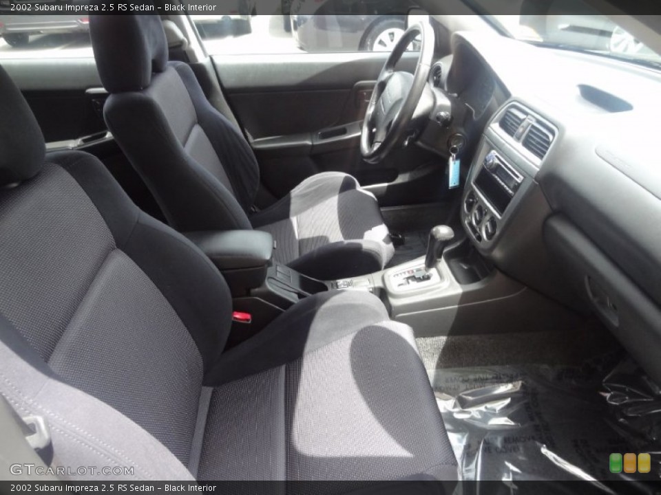 Black Interior Front Seat for the 2002 Subaru Impreza 2.5 RS Sedan #82293486