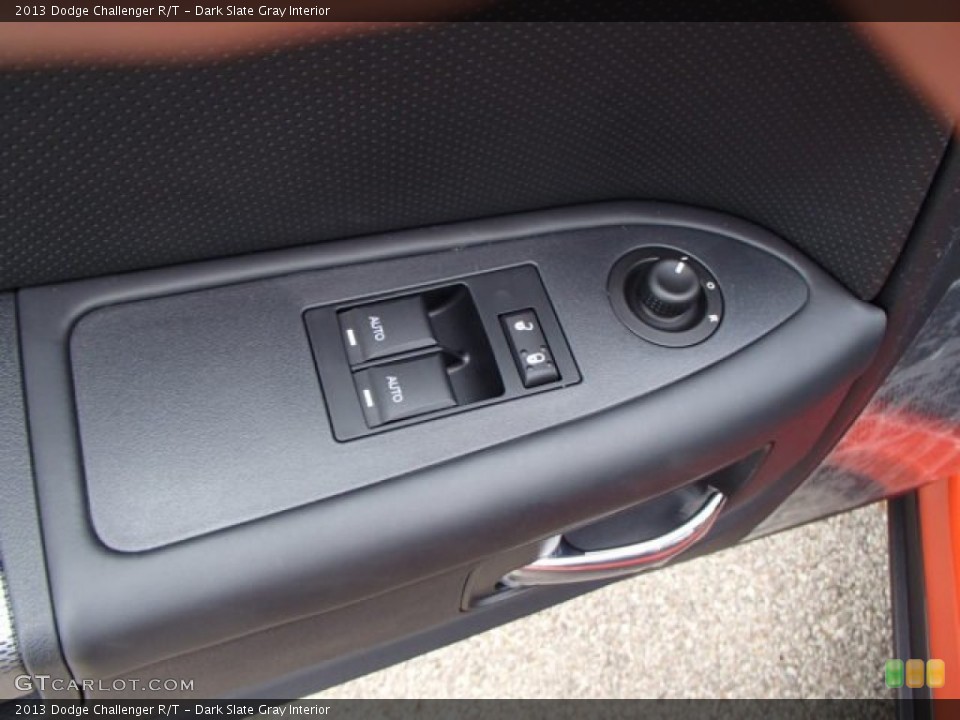 Dark Slate Gray Interior Controls for the 2013 Dodge Challenger R/T #82294007
