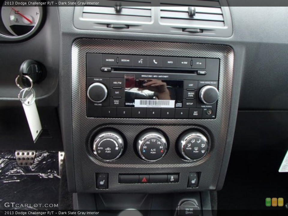 Dark Slate Gray Interior Controls for the 2013 Dodge Challenger R/T #82294052