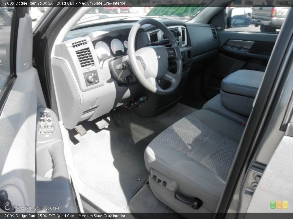 Medium Slate Gray Interior Prime Interior for the 2009 Dodge Ram 2500 SXT Quad Cab #82294953