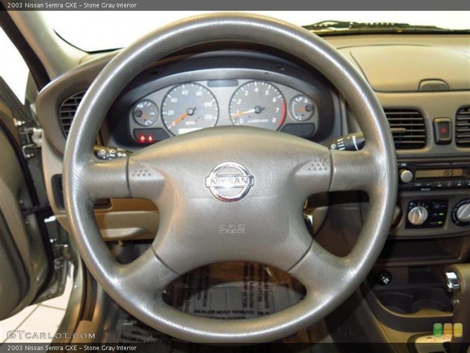 Stone Gray Interior Steering Wheel for the 2003 Nissan Sentra GXE #82294993