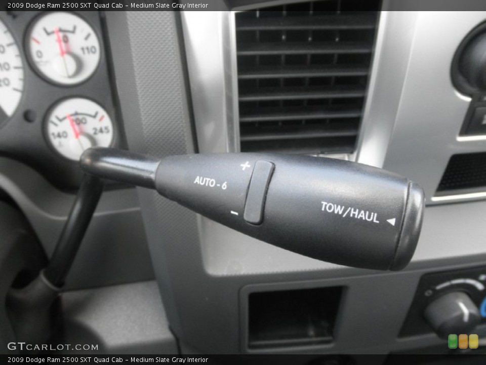 Medium Slate Gray Interior Controls for the 2009 Dodge Ram 2500 SXT Quad Cab #82295105