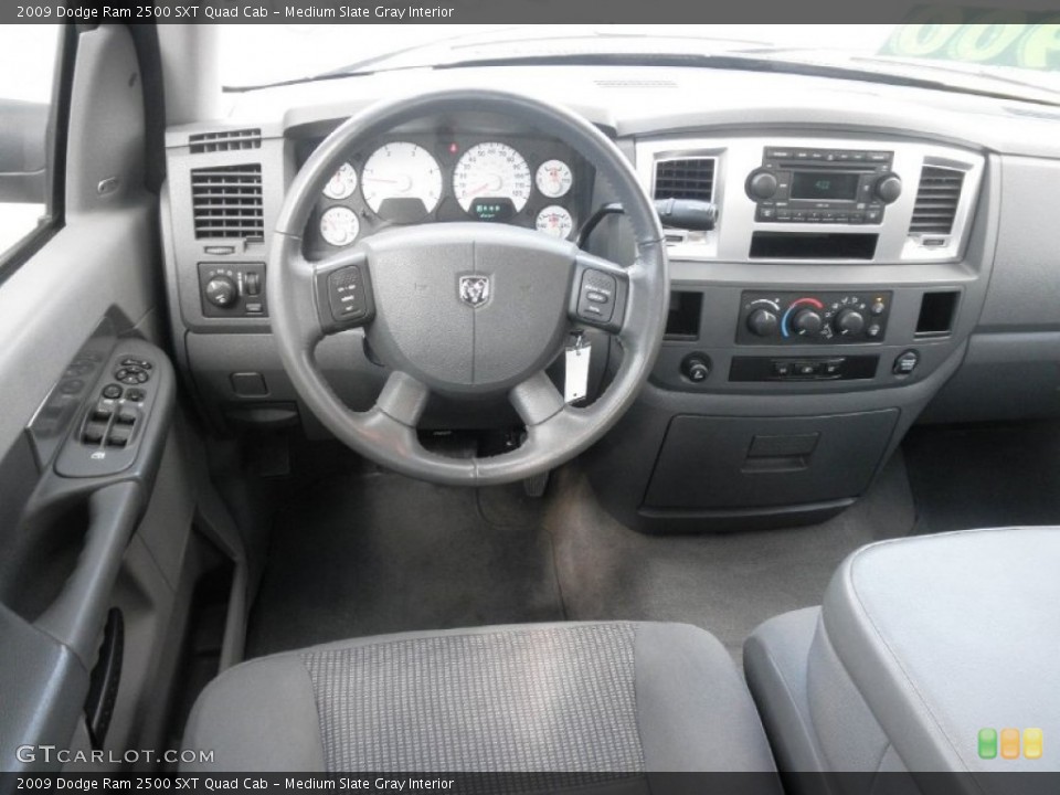 Medium Slate Gray Interior Dashboard for the 2009 Dodge Ram 2500 SXT Quad Cab #82295269