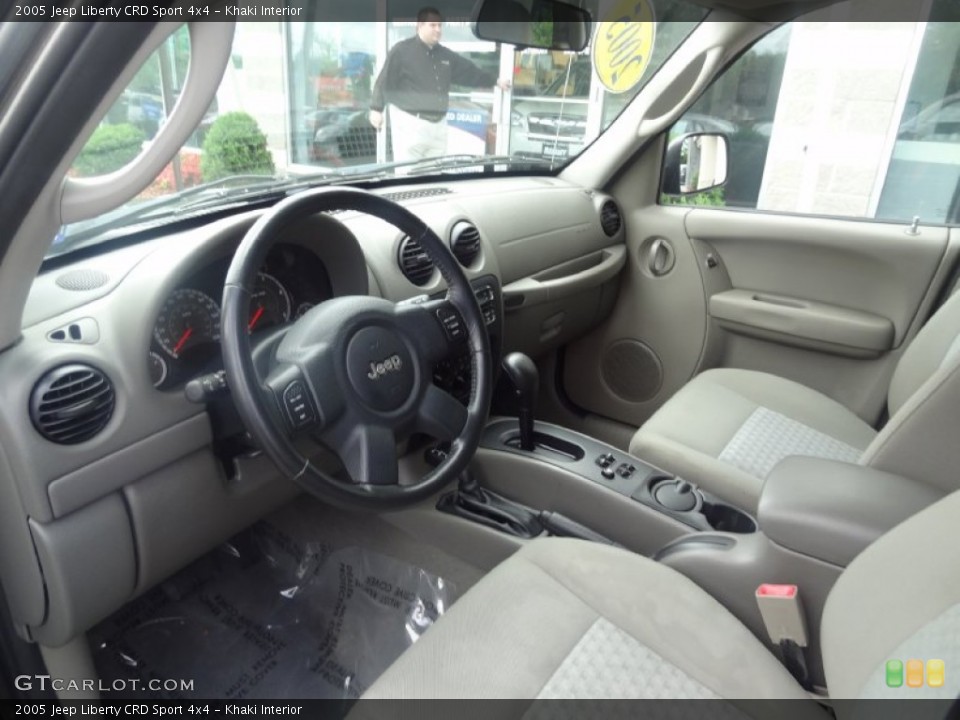 Khaki Interior Prime Interior for the 2005 Jeep Liberty CRD Sport 4x4 #82296332