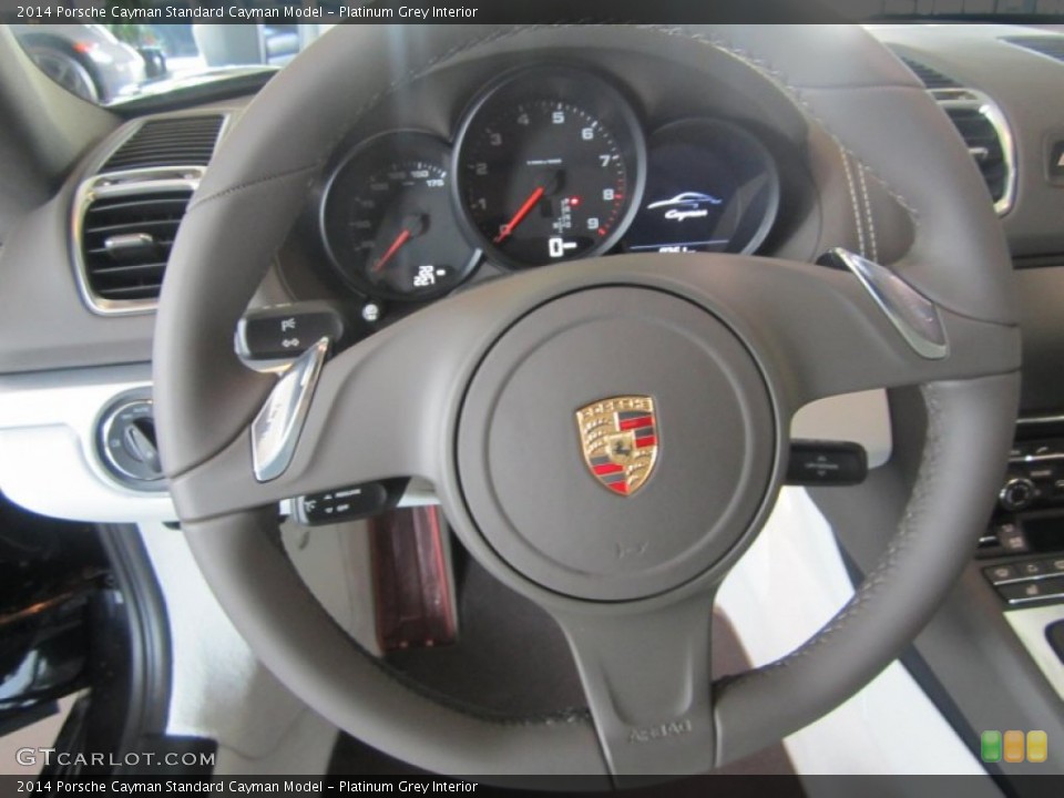 Platinum Grey Interior Steering Wheel for the 2014 Porsche Cayman  #82297033