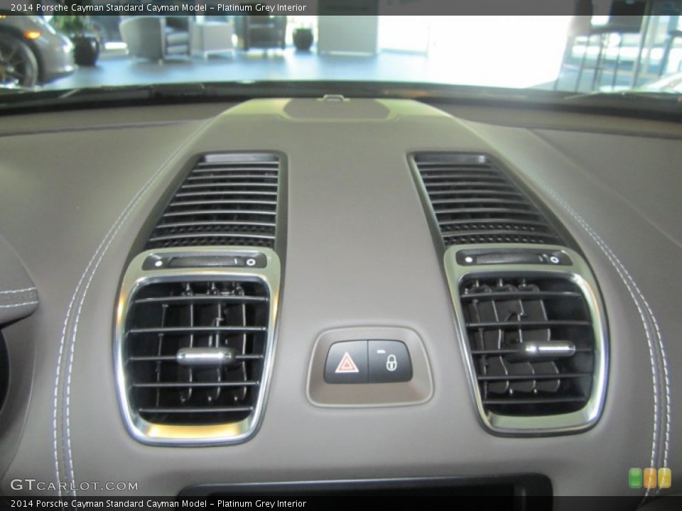 Platinum Grey Interior Controls for the 2014 Porsche Cayman  #82297058