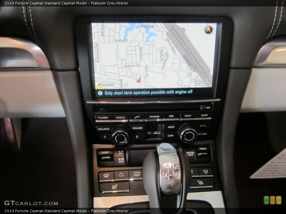 Platinum Grey Interior Navigation for the 2014 Porsche Cayman  #82297085