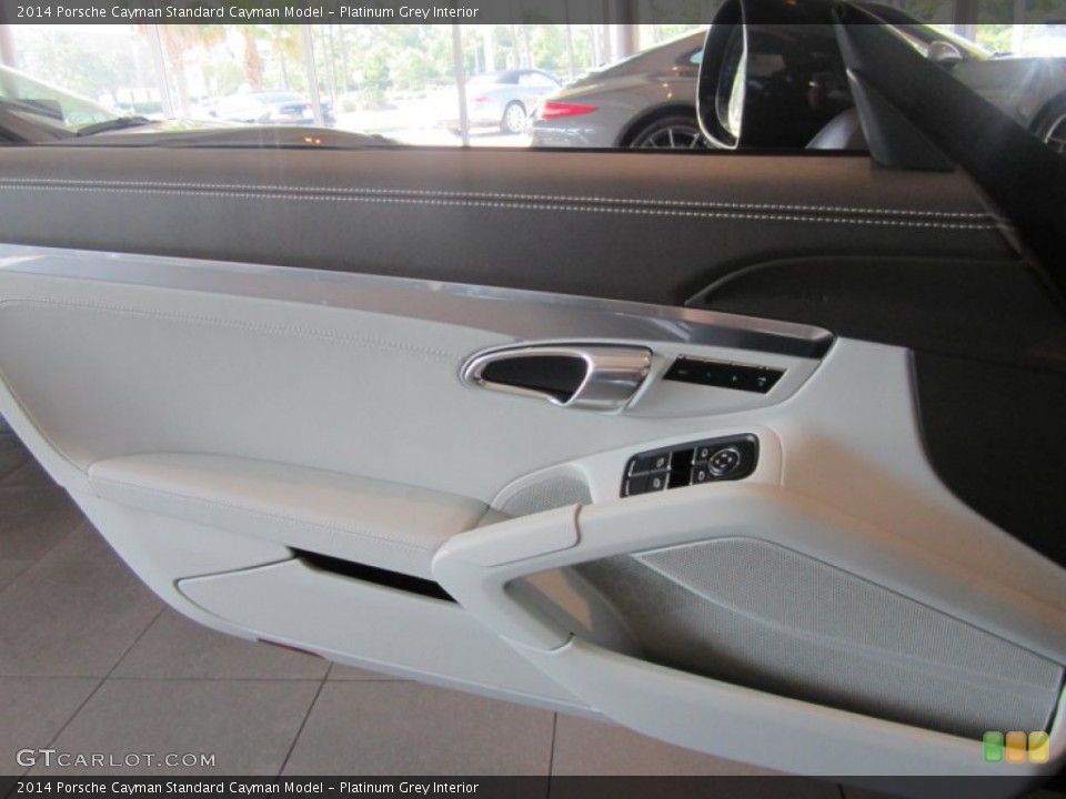 Platinum Grey Interior Door Panel for the 2014 Porsche Cayman  #82297109