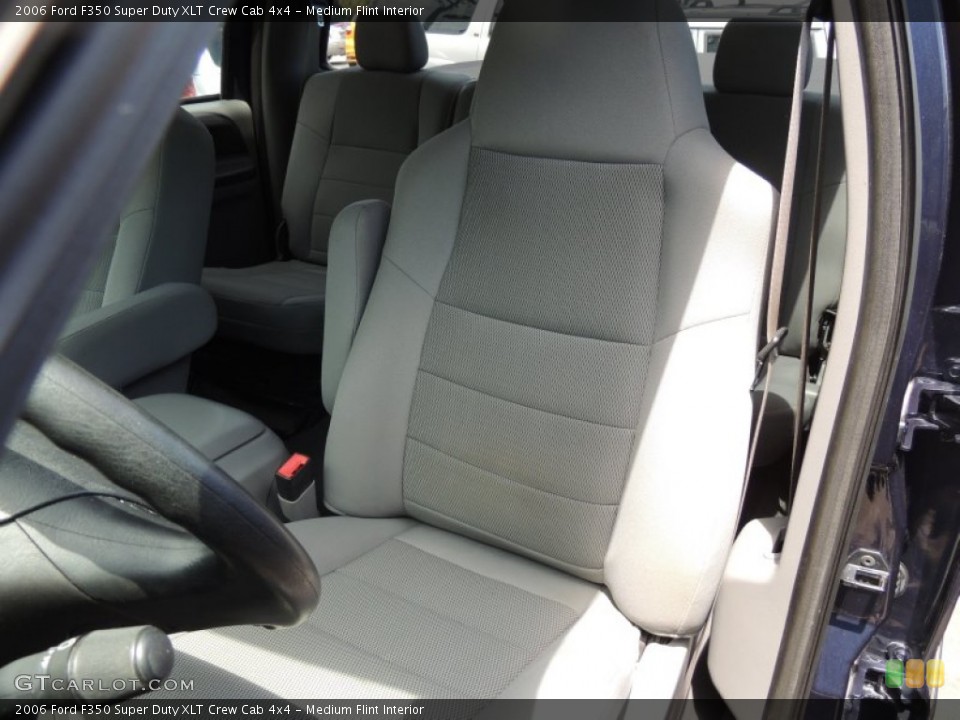 Medium Flint Interior Front Seat for the 2006 Ford F350 Super Duty XLT Crew Cab 4x4 #82298501