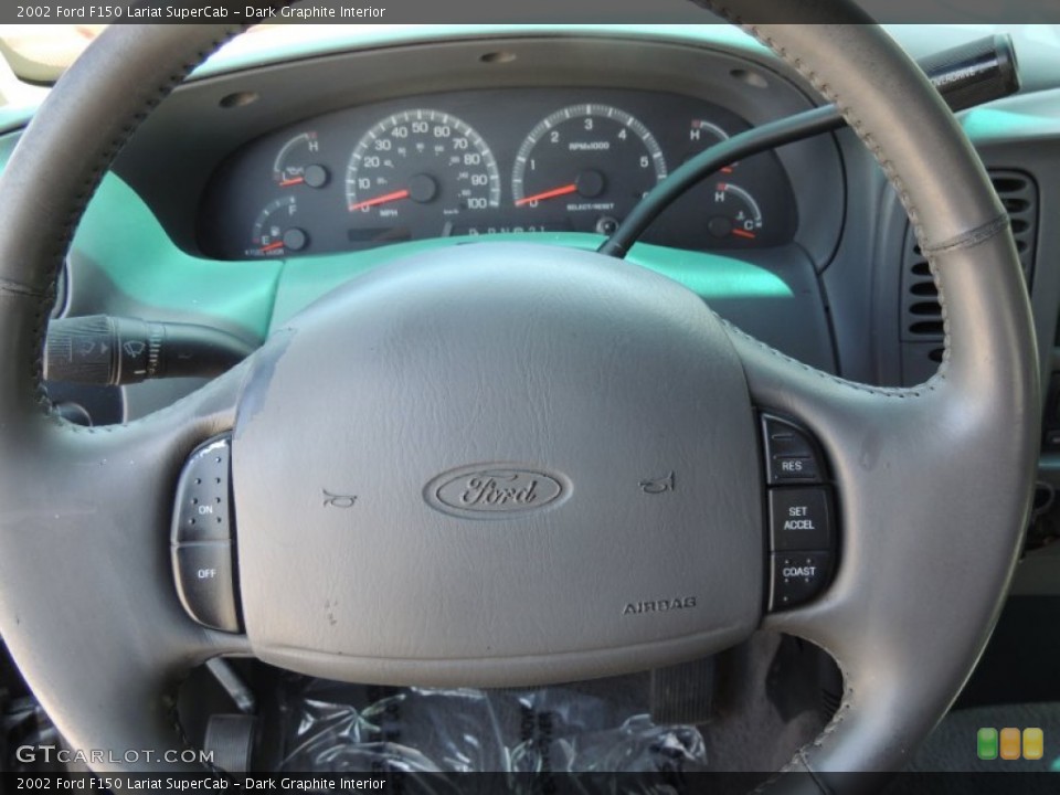 Dark Graphite Interior Steering Wheel for the 2002 Ford F150 Lariat SuperCab #82301468
