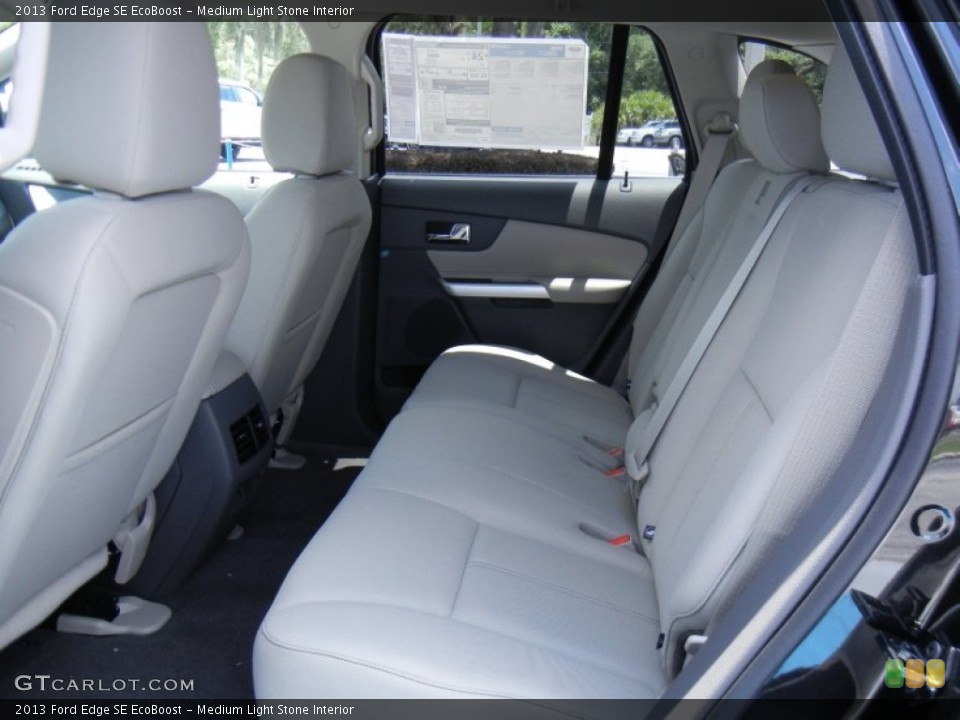 Medium Light Stone Interior Rear Seat for the 2013 Ford Edge SE EcoBoost #82302440