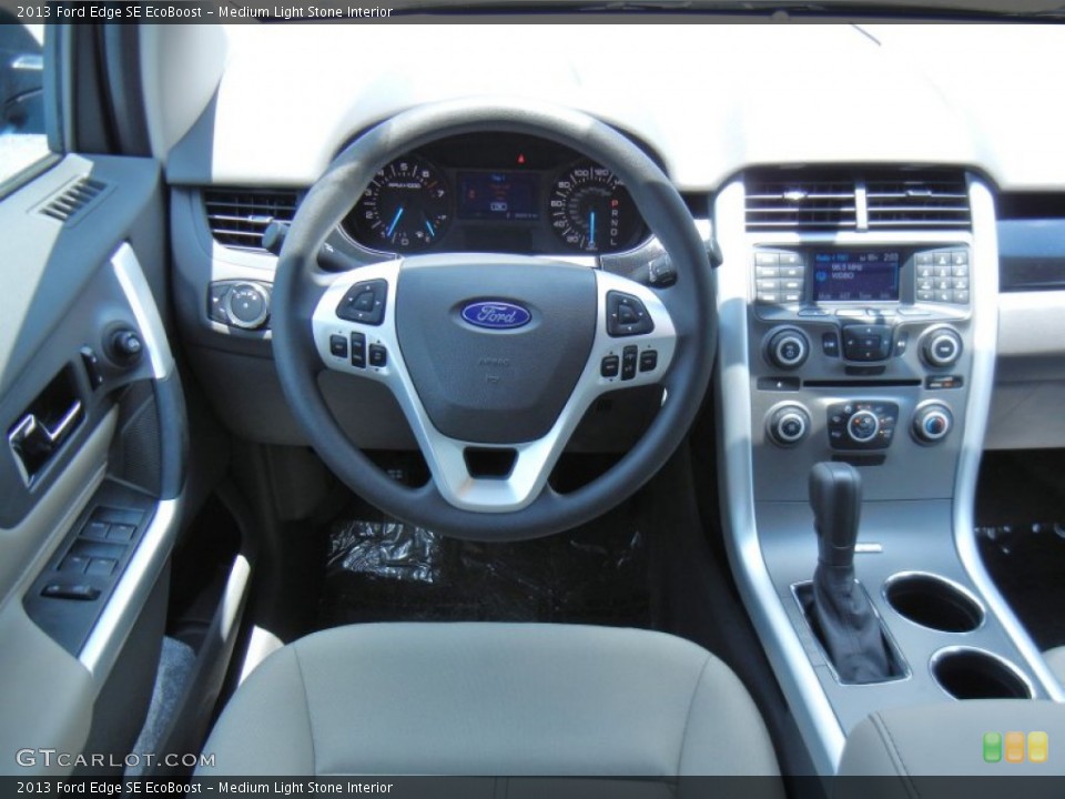 Medium Light Stone Interior Dashboard for the 2013 Ford Edge SE EcoBoost #82302460