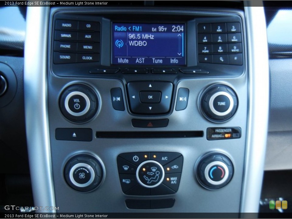 Medium Light Stone Interior Controls for the 2013 Ford Edge SE EcoBoost #82302509