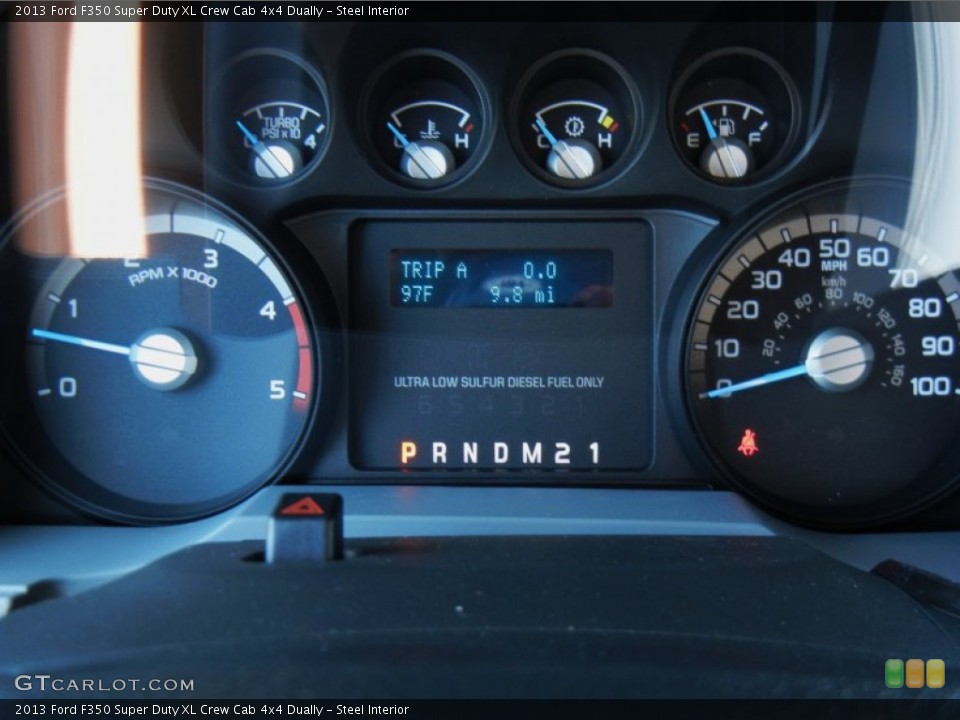 Steel Interior Gauges for the 2013 Ford F350 Super Duty XL Crew Cab 4x4 Dually #82304439