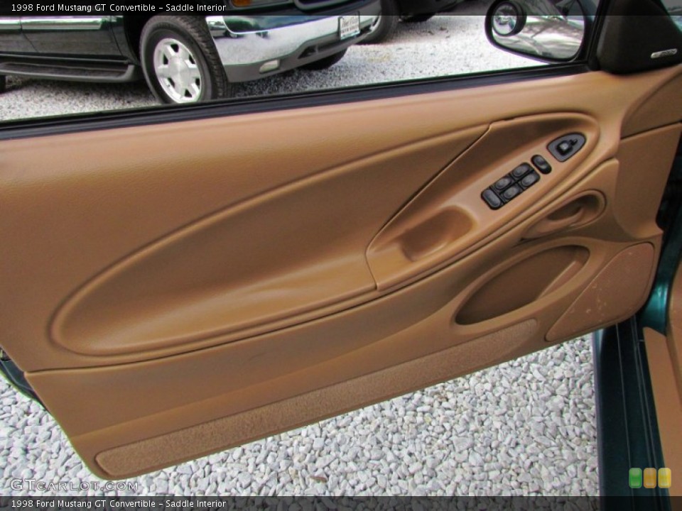 Saddle Interior Door Panel for the 1998 Ford Mustang GT Convertible #82306682