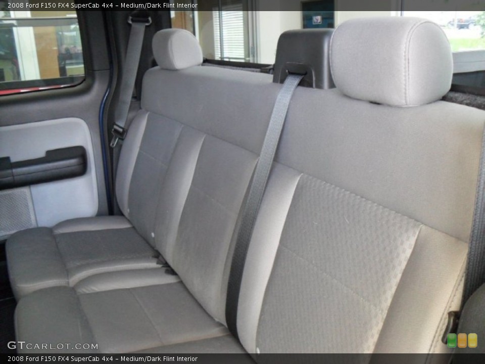 Medium/Dark Flint Interior Rear Seat for the 2008 Ford F150 FX4 SuperCab 4x4 #82306721