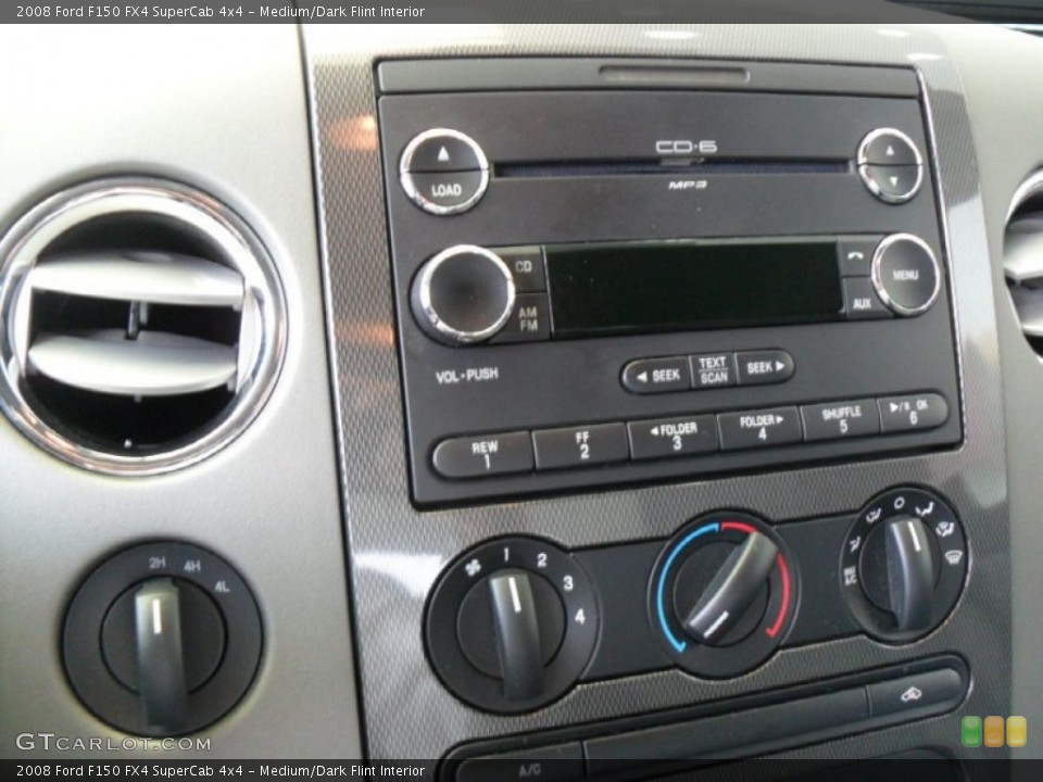 Medium/Dark Flint Interior Controls for the 2008 Ford F150 FX4 SuperCab 4x4 #82306927